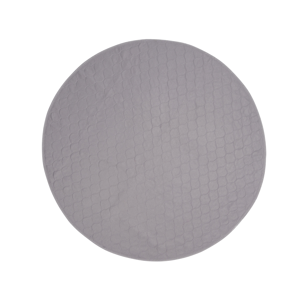 Circular brushed polyester pee pads for dogs waterproof dog reusable pee pad quilted most absorbent training pads